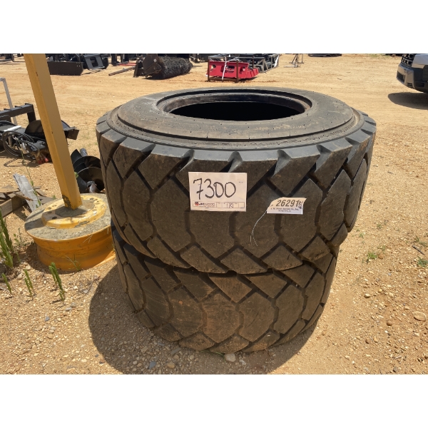 JUMBO HULK TIRES (2) EA 19.5 - 24 /14 PLY