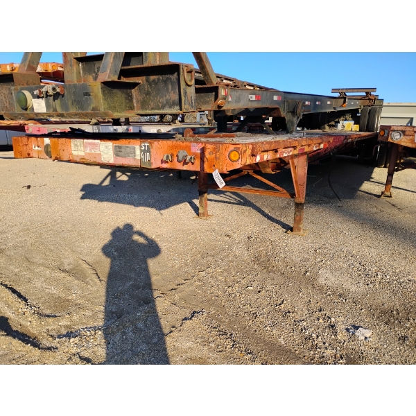 2001 GREAT DANE GPEAR250-85 Flatbed Trailer