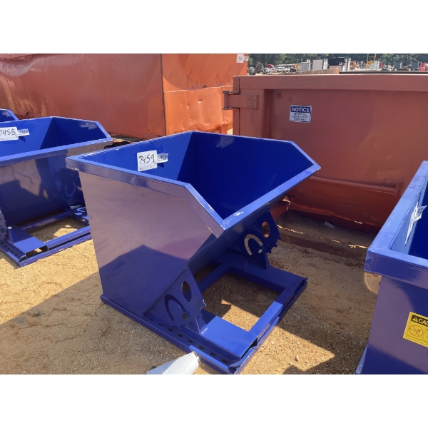 SELF DUMPING HOPPER, fits forklift