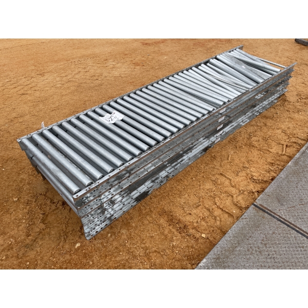 (5) 10' ALUM ROLLER CONVEYOR
