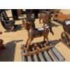 Image 1 : TEAKWOOD ROCKING HORSE