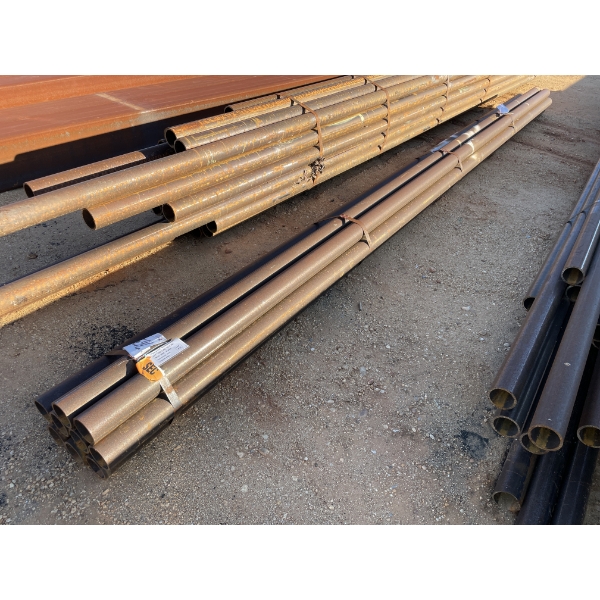 (9) PCS 3 1/2" PIPE, SCH 80, 21'