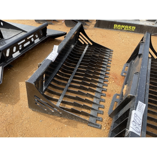 72"ROCK BUCKET, fits skid steer loader