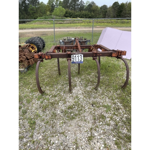SKID STEER GRAPPLE BUCKET, (4) 12-16.5 TIRES W/ TRACKS, & CHISEL Plow