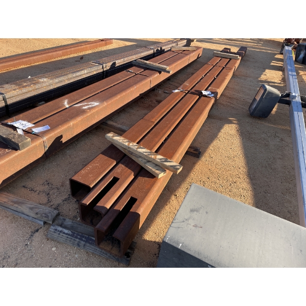 1/2" X 8" SQUARE, 21'-24' LONG (3 PCS)