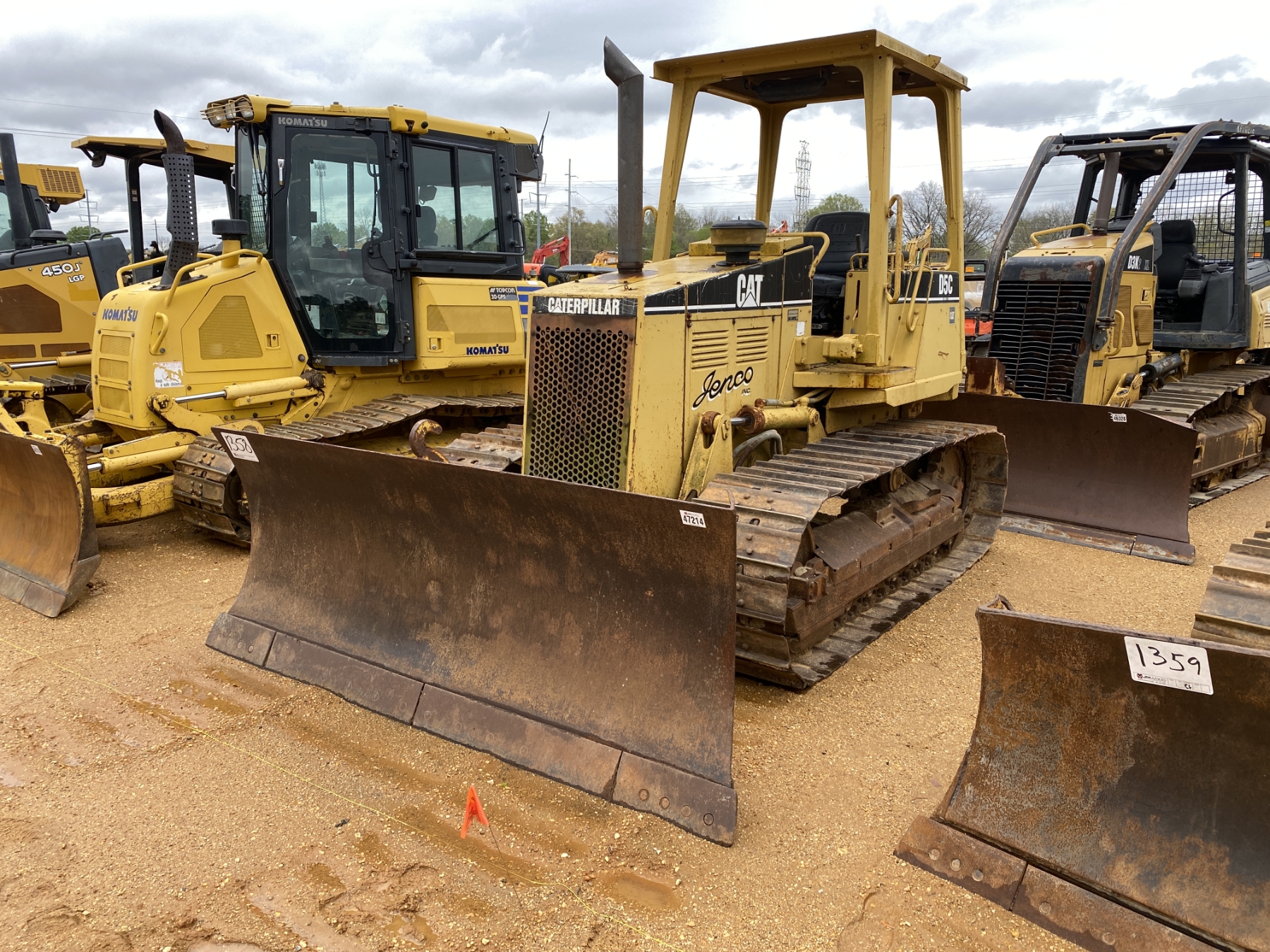Dozer 3 1994 CAT D5C SERIES III Dozer / Crawler Tractor - J.M. Wood Auction ...
