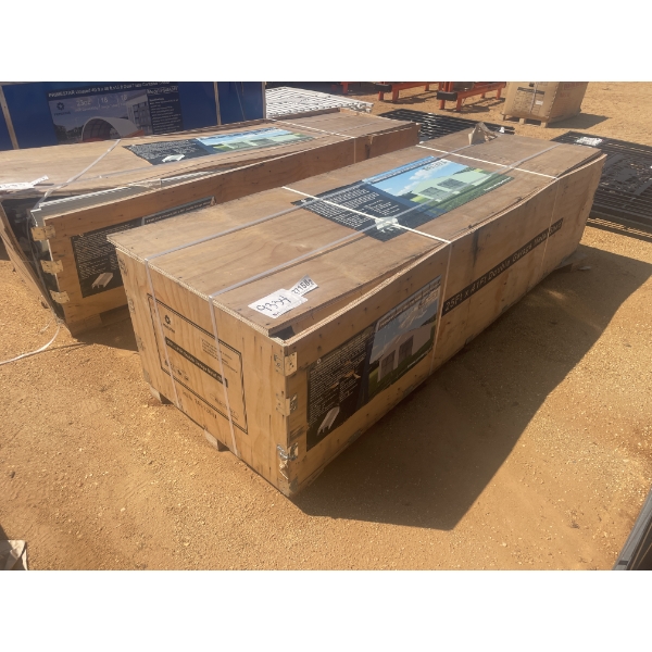 25' X 41' METAL DOUBLE GARAGE