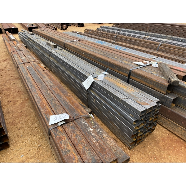 STEEL RET TUBE, 1/8" X 3" X 2" X 24 (42)