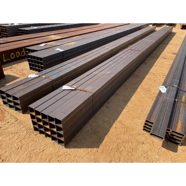 STEEL TUBE, 1/8" X 4" SQ x 40' (21 PCS) 
