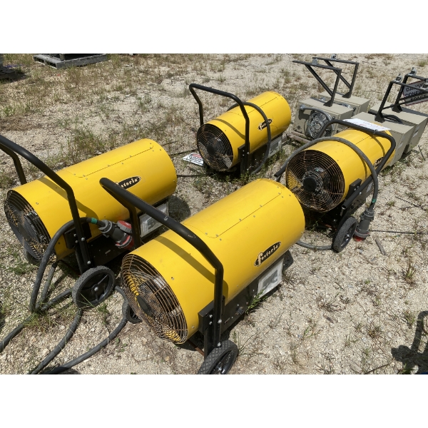 (4) FOSTORIA SHOP HEATERS