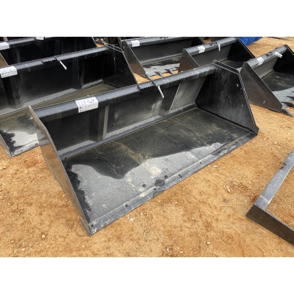 DEBRIS BUCKET, 84" W, fits skid steer loader