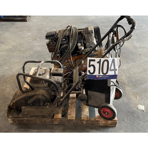 BATTERY CHARGER, AIR COMPRESSOR, TAMPER