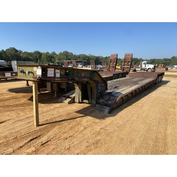 2000 WALLACE DLBT50-3 Lowboy Trailer