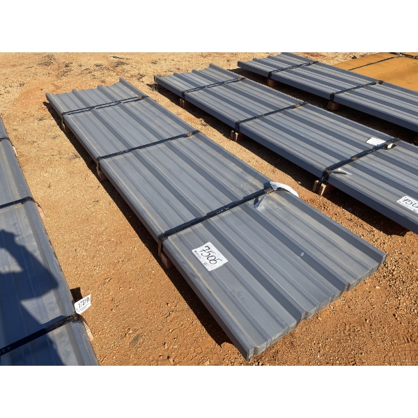 ROOFING MATERIAL, .026" X 36" X 12' - APPROX 50 PCS