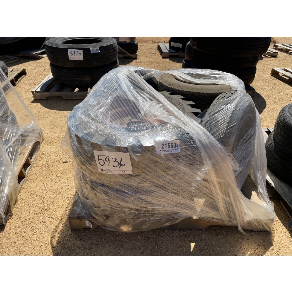 VARIOUS TIRES & RIMS (7) EA