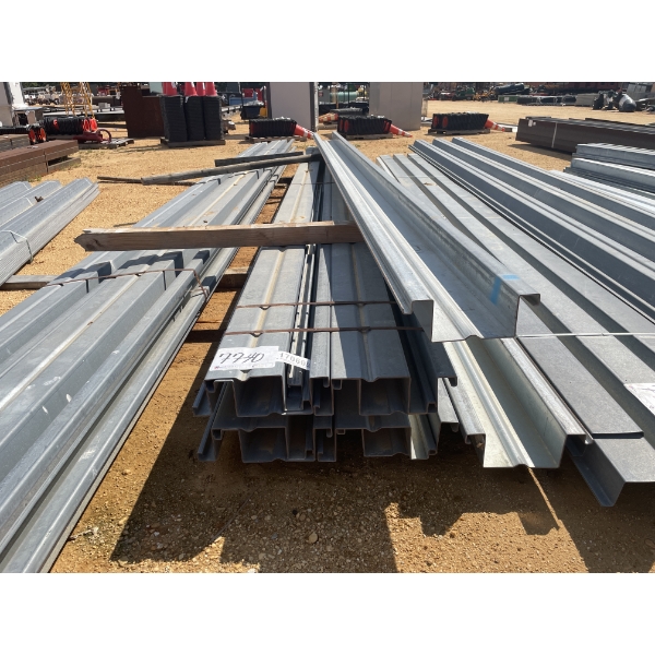 METAL DECKING, APPROX 20', APPROX 10 PIECES