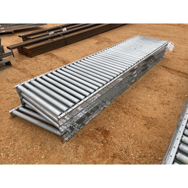 (5) 10' ALUM ROLLER CONVEYOR