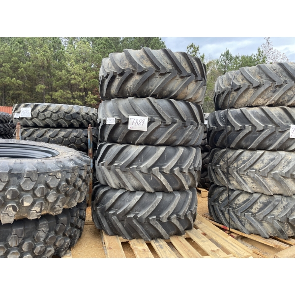 17.5LR24 TIRES & RIMS (4 EACH)