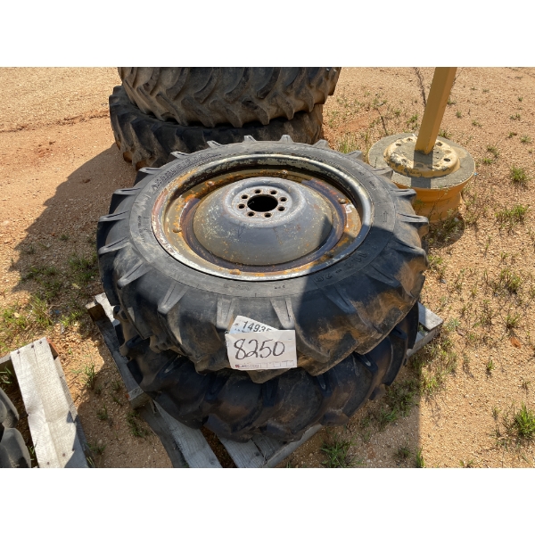 TRACTOR TIRE, 11.2-28 TIRES & RIMS, 2 EA