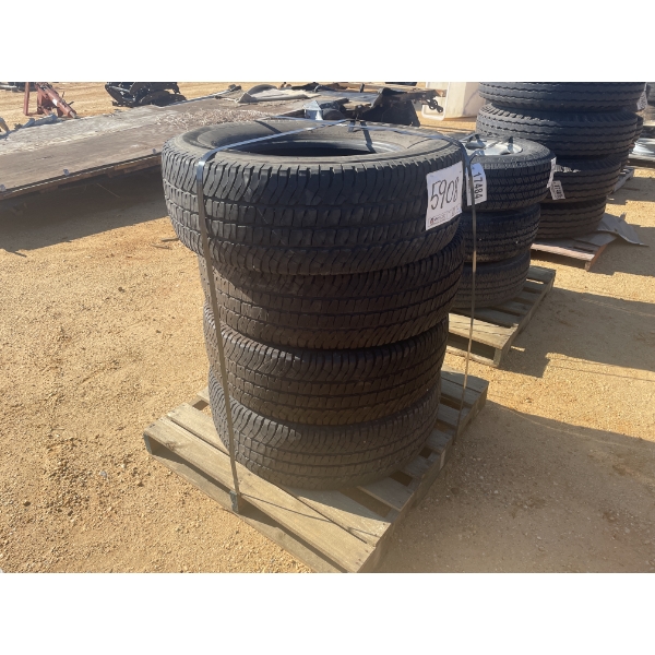 (3) LT275/70R-18 TIRES & WHEELS