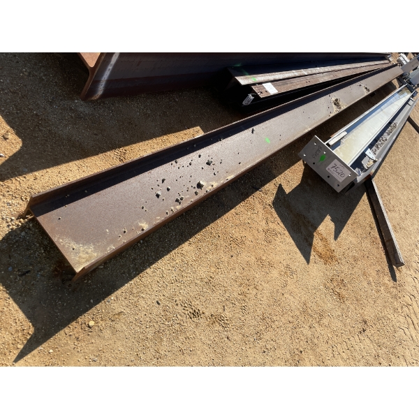 (4) I-BEAMS, VARIOUS SIZES & LENGTHS