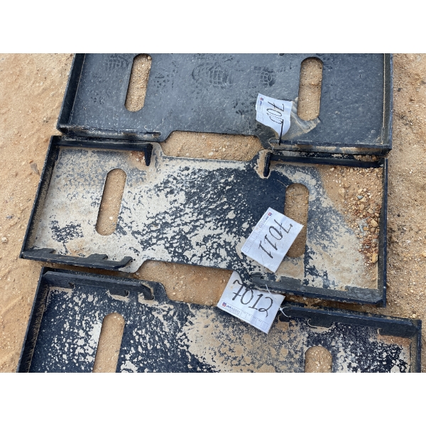 WELD ON PLATE, fits skid steer loader