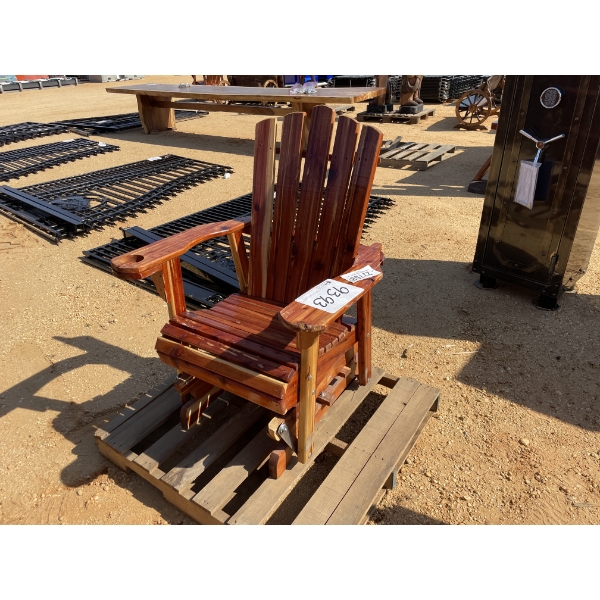 RED CEDAR GLIDER-ROCKER