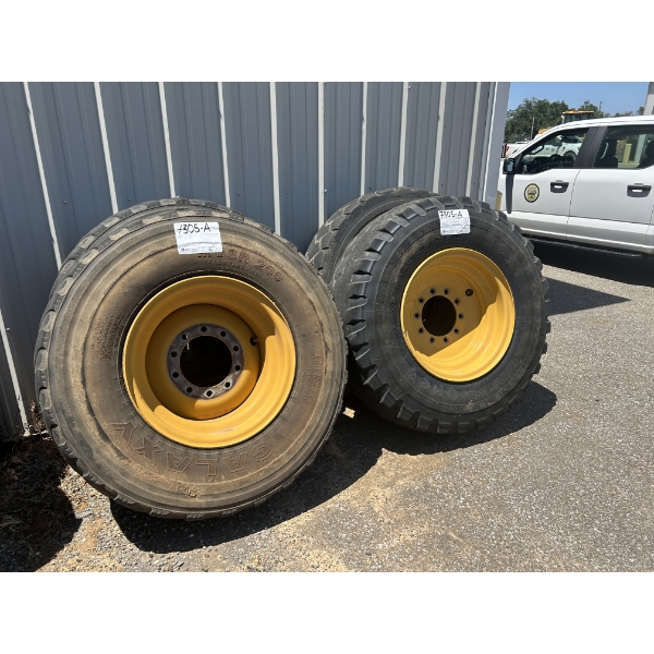 (4) 17.5-25 WHEEL & TIRES