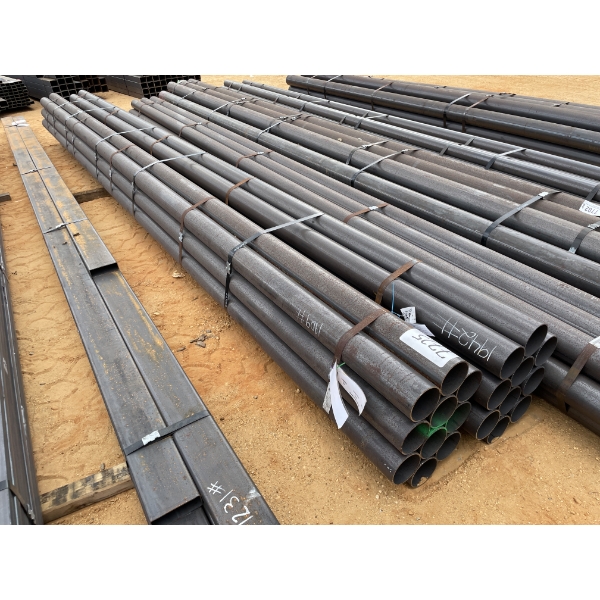 STEEL PIPE- 5" X SCHEDULE 40 X 21' (20 PCS)