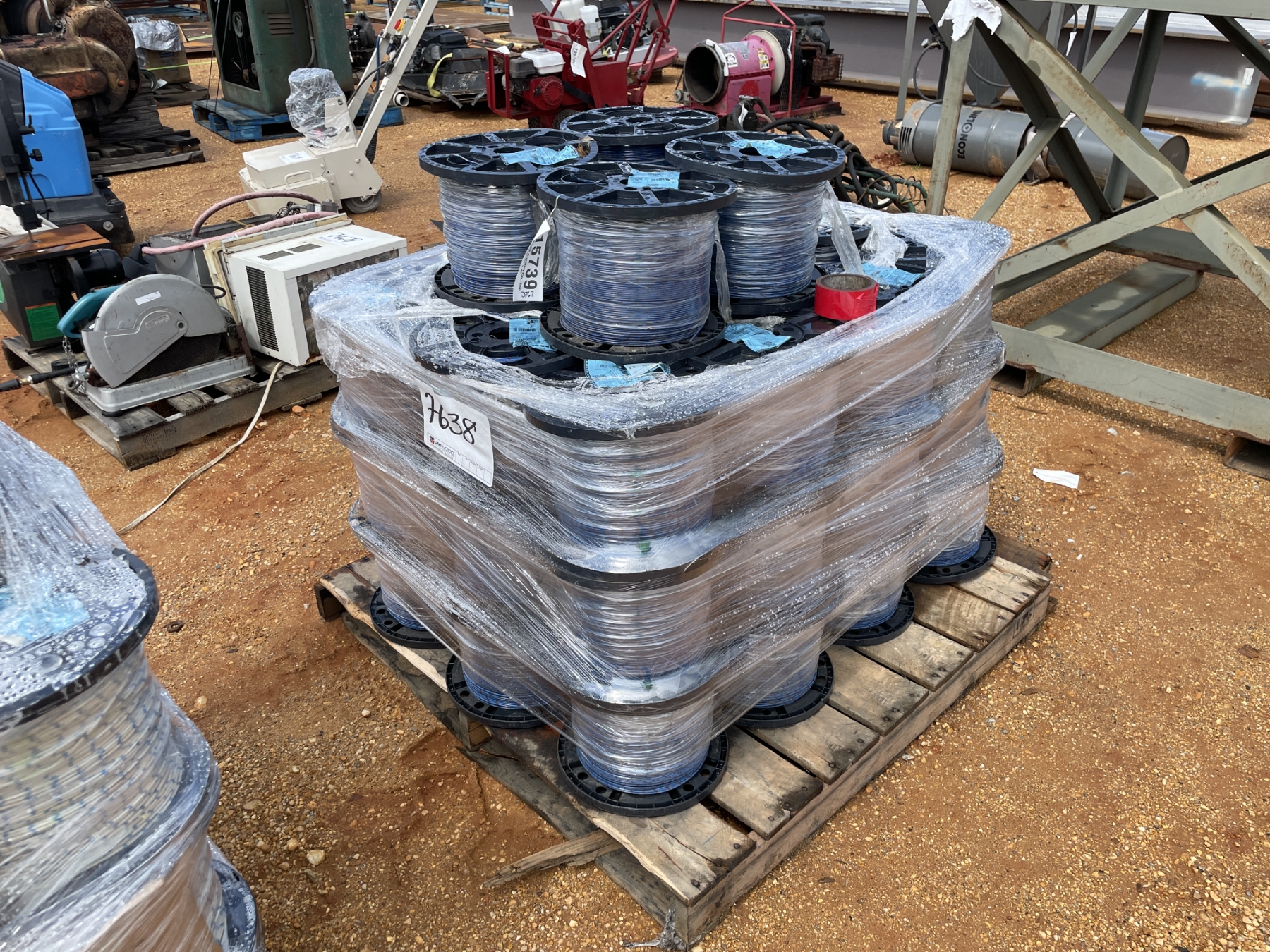 40 Spools 14 AWG WIRE, 2500' PER SPOOL, APPROX 40 SPOOLS - J.M. Wood Auction ...