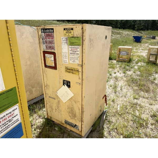 JUSTRITE FLAMMABLE STORAGE CABINET