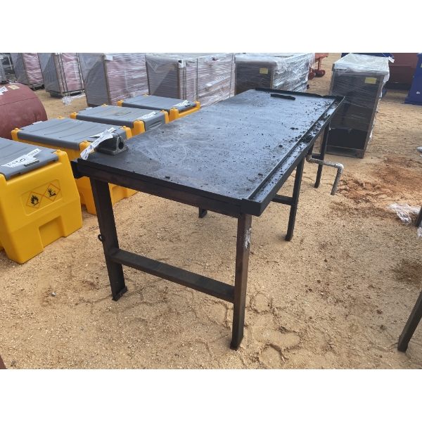 3' X 8' WORKBENCH WITH DRAIN