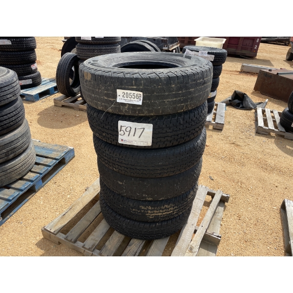 (6) 235-R16 TIRES