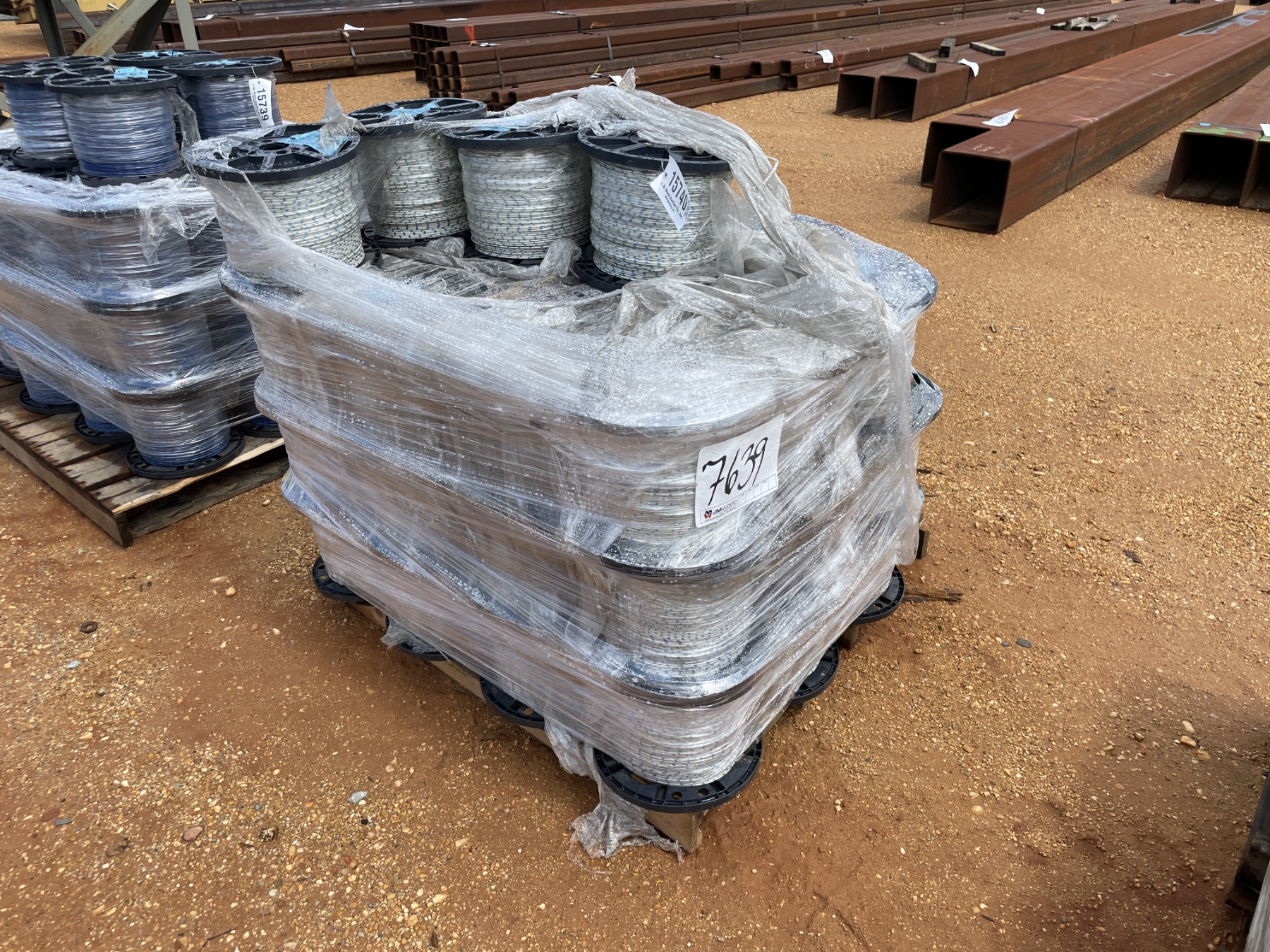 40 Spools 14 AWG WIRE, 2500' PER SPOOL, APPROX 40 SPOOLS - J.M. Wood Auction ...