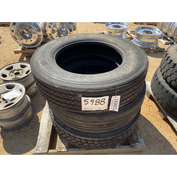 (3) 285/75/R24.5 TIRES