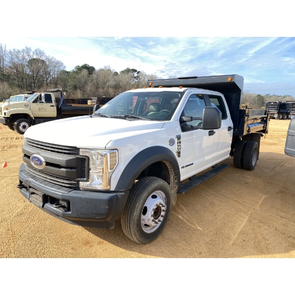 2018 FORD F450 XL Flatbed Dump Truck