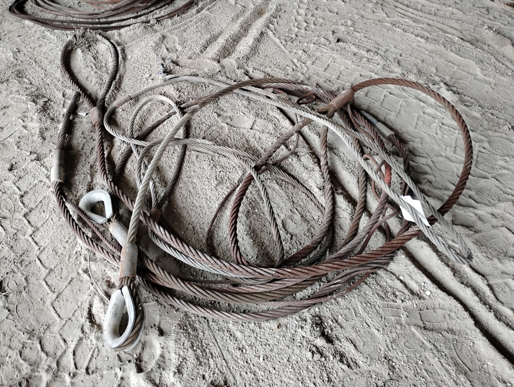 Used Wire Rope Sling WIRE ROPE SLINGS - J.M. Wood Auction Company, Inc.