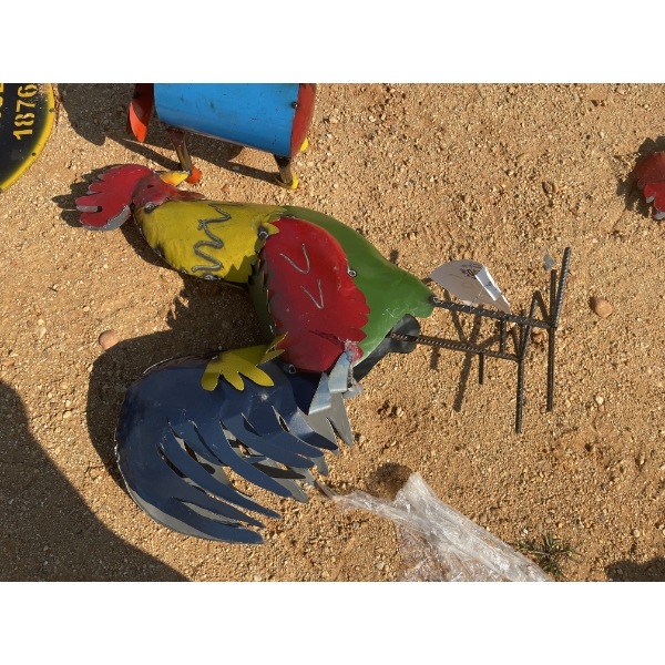 METAL ROOSTER ART