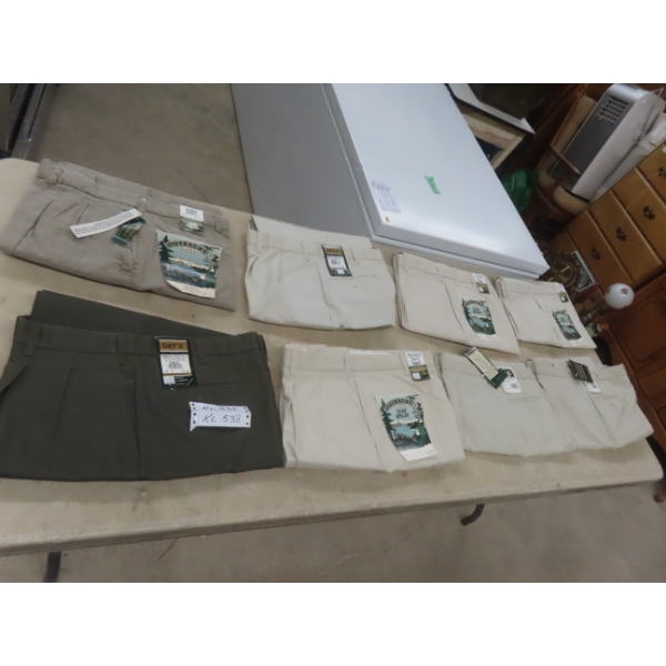 Eight Pairs of New Old Stock Men's Pants, Size 46