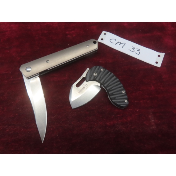2 Boker Fold Out Knives : Burnley UG-10 8 1/4'' Long , 440-C 4 3/4'' Long 