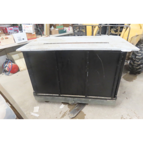 Rolling Utility Cart with Top - Used as Work Table 36" x 54" x 30"