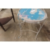 Image 3 : Wrought Iron Chair and Half Moon Table