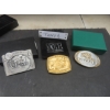 Image 1 : Three Collectible John Deere Themed Belt Buckles