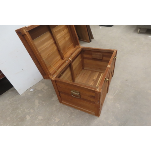 Wooden Chest 18" x 28" x 19"