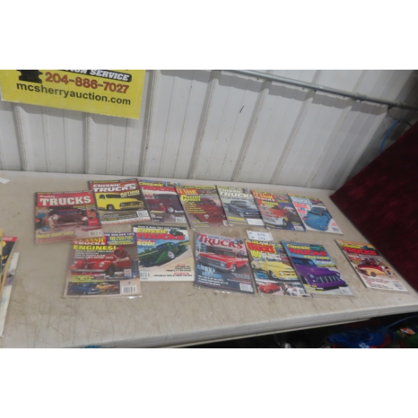 Thirteen Classic Truck Magazines