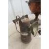 Image 8 : Vintage Household Items: Sadiron Fireproof Iron Case, Lamps, and Accessories