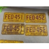 Image 2 : Ten Manitoba 1976 License Plates