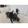 Image 2 : Cast Moose Ornament, 9" x 11"
