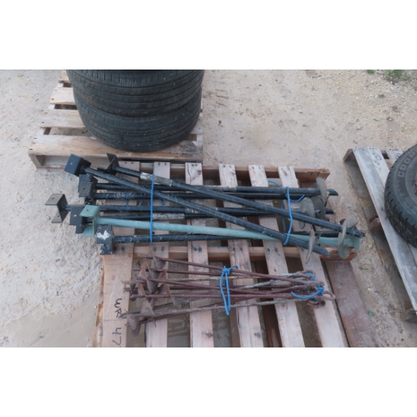 8 Structure Anchors 48" and 10 Fence/Structure Anchors 24"