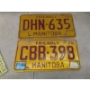 Image 3 : License Plates Including Two Alberta 1985 Plates, Manitoba 1976 Plate, Trailer Plate, And 1980